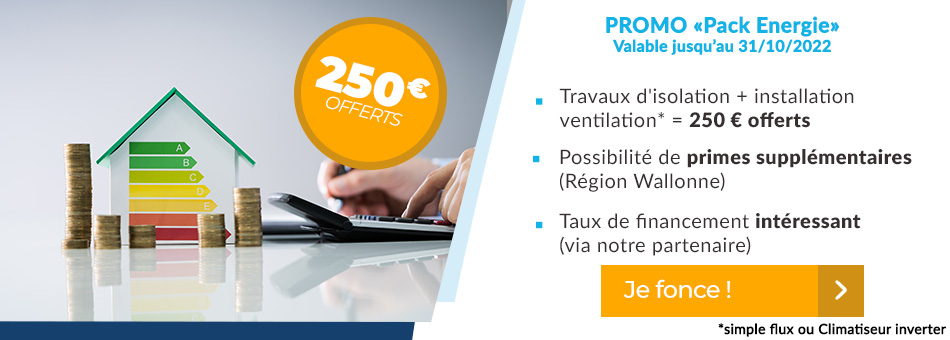 Profitez de 250€ OFFERTS sur votre isolation